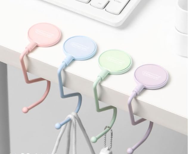 ZORBES® Pack of 4Bag Holders for Table Non-Slip Bag Hook Holder Table Handbag Holder Hook Bags Handbag Bag Stand ZORBES® Pack of 4Bag Holders for Table Non-Slip Bag Hook Holder Table Handbag Holder Hook Bags Handbag Bag Stand